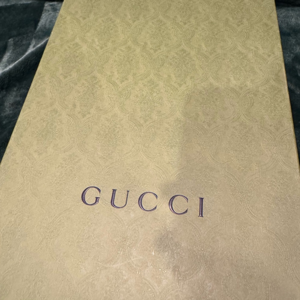 Gucci Ellis GG-Monogram Canvas Knee-High Boots - Picture 7 of 8